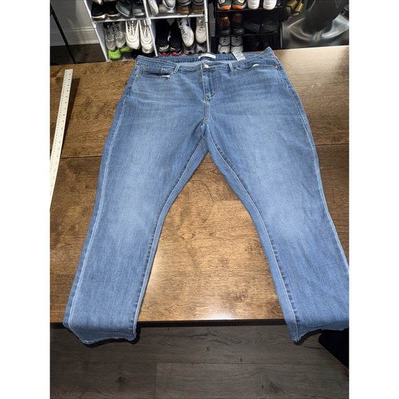 Levi's Strauss Signature Gold Jeans mid rise skinny Blue. 20S / W35 L30 - Picture 1 of 7
